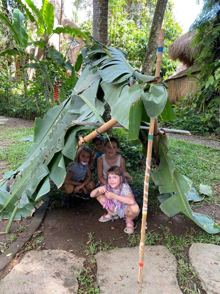 Bamboo Shelter Making